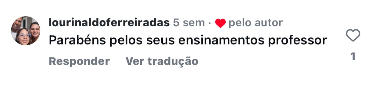parabens pelos ensinamentos